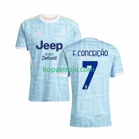 Billiga Fotbollströjor Juventus Francisco Conceicao 7 Borta tröja 2025/26 Kortärmad